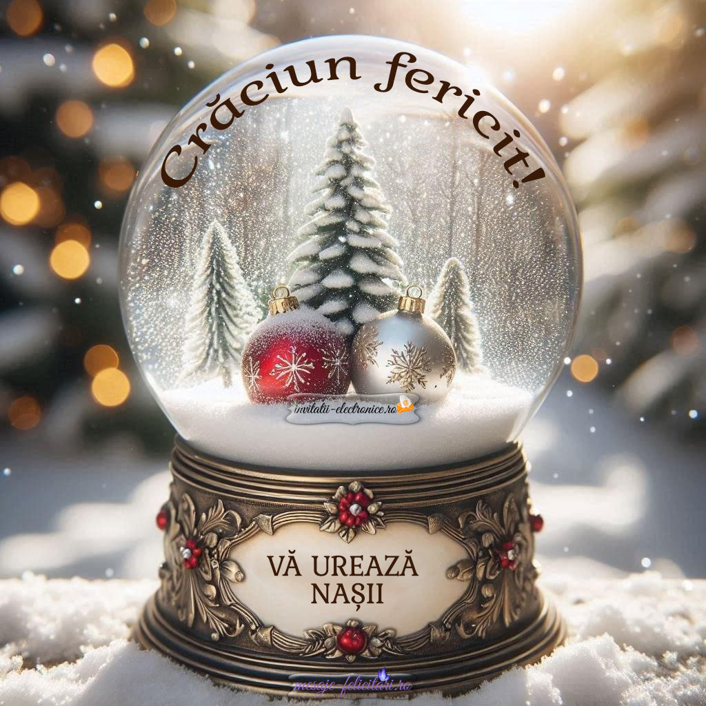 Craciun fericit va ureaza nasii
