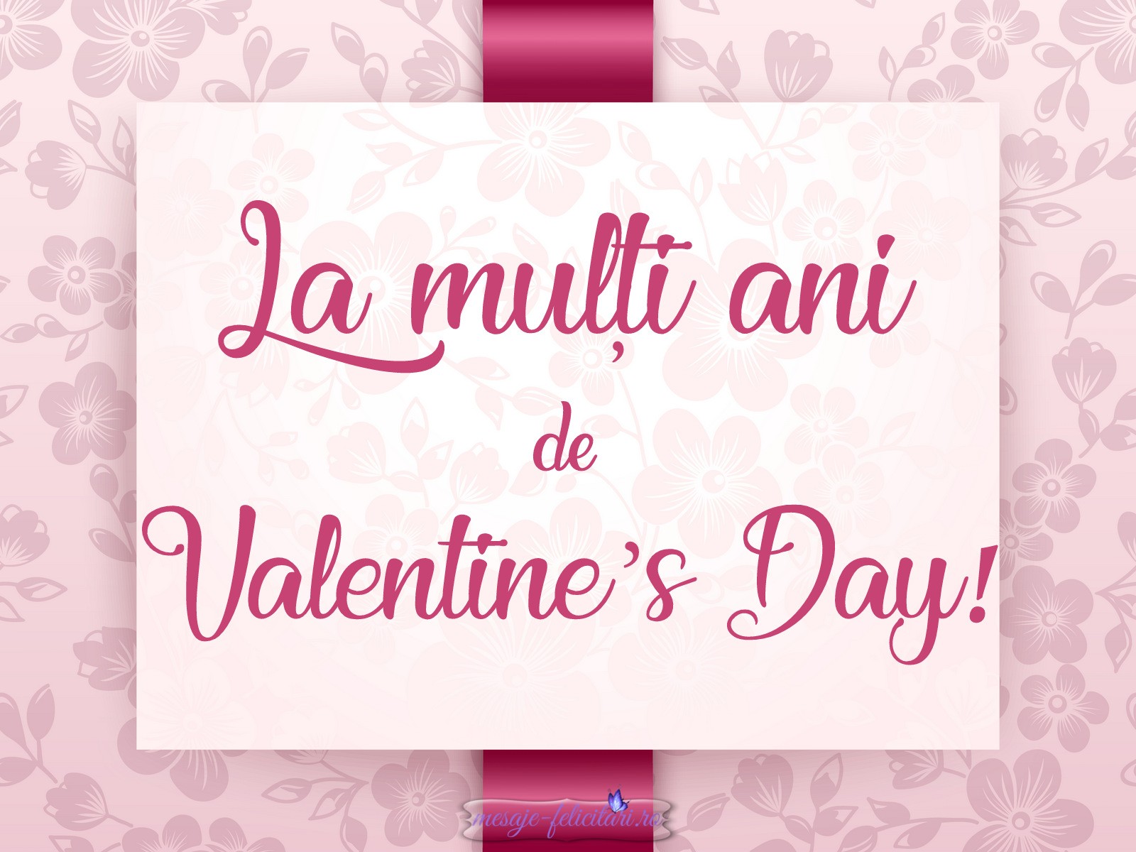 La multi ani de Valentine's Day