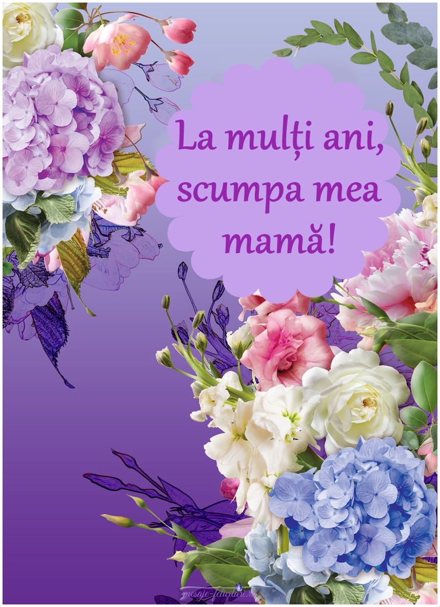 La multi ani, scumpa mea mama!