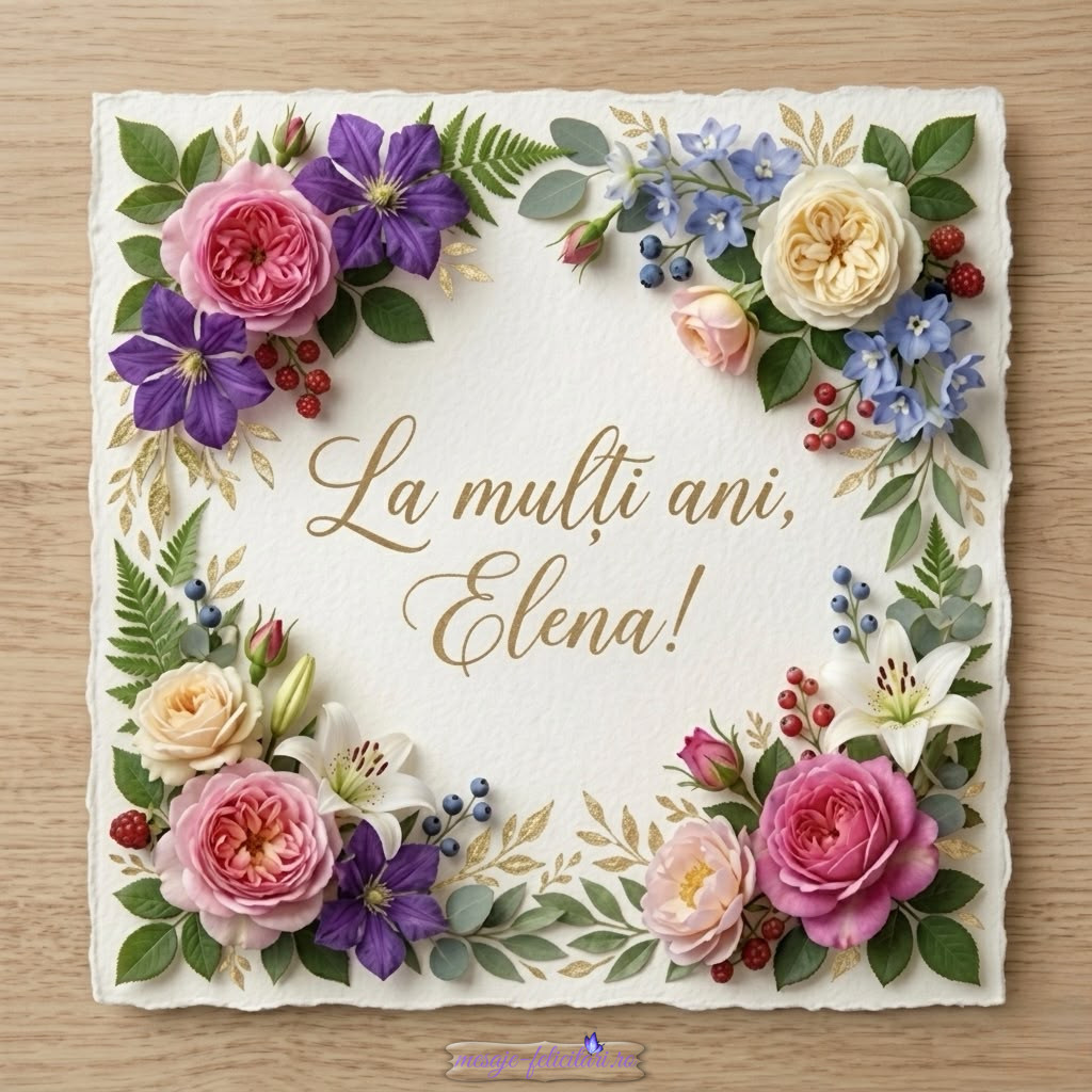 La multi ani, Elena!