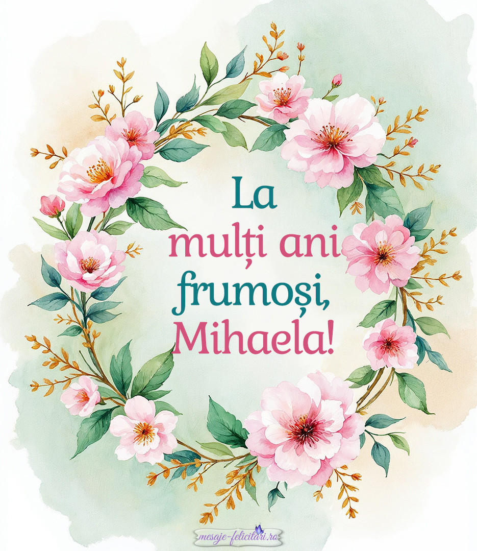 La multi ani frumosi, Mihaela!