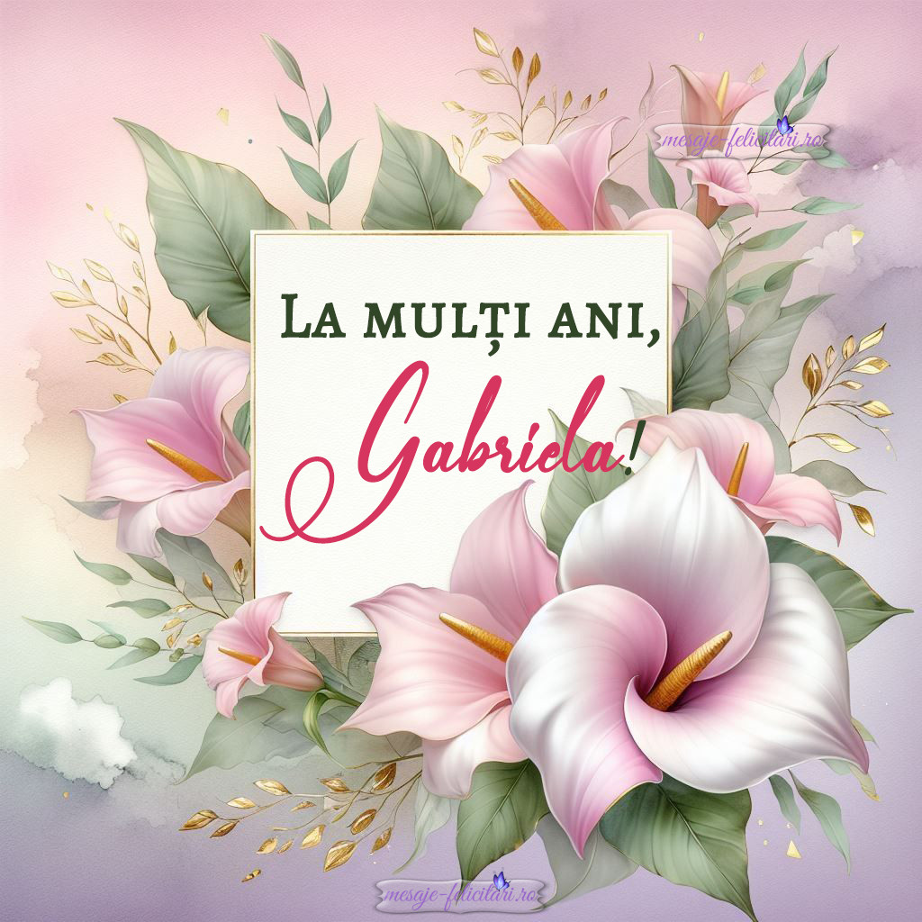 La multi ani, Gabriela!