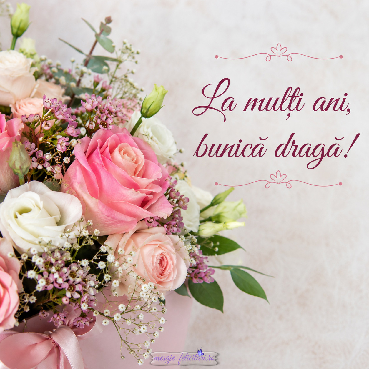 La multi ani bunica draga