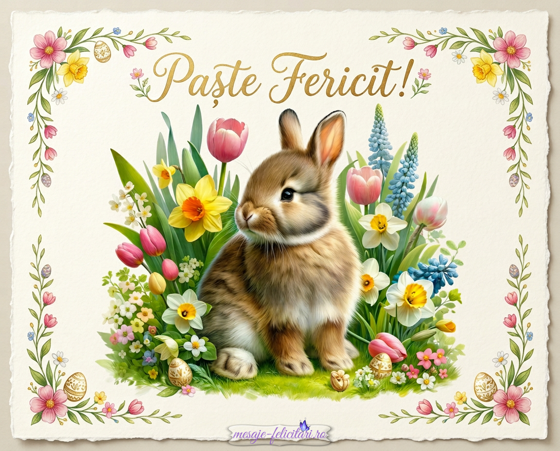 Paste fericit - iepuras