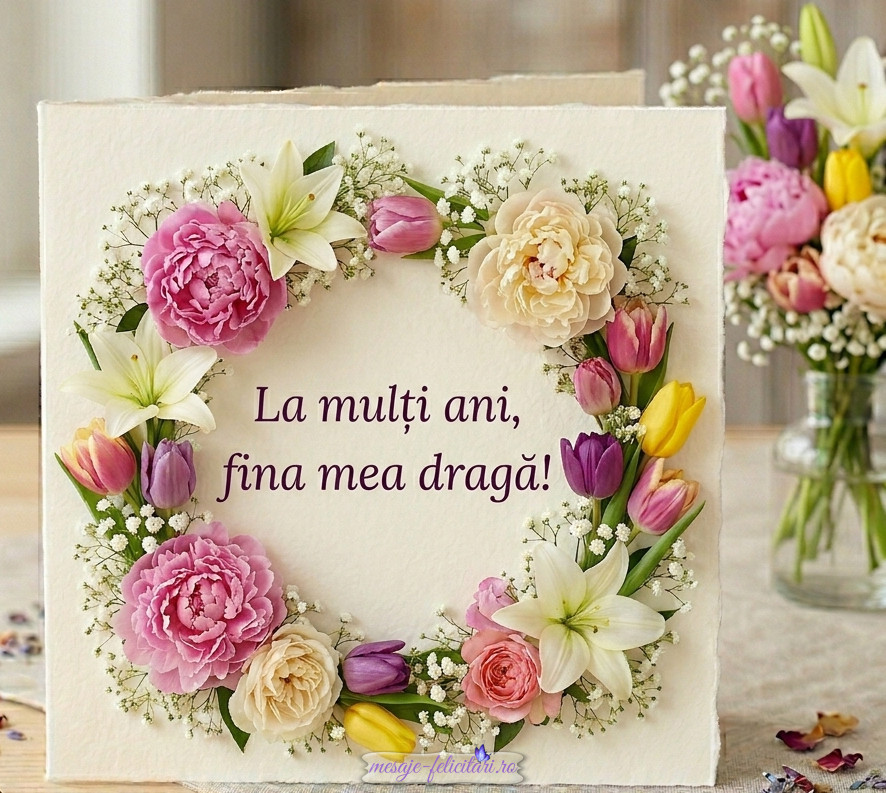 La multi ani, fina mea draga!