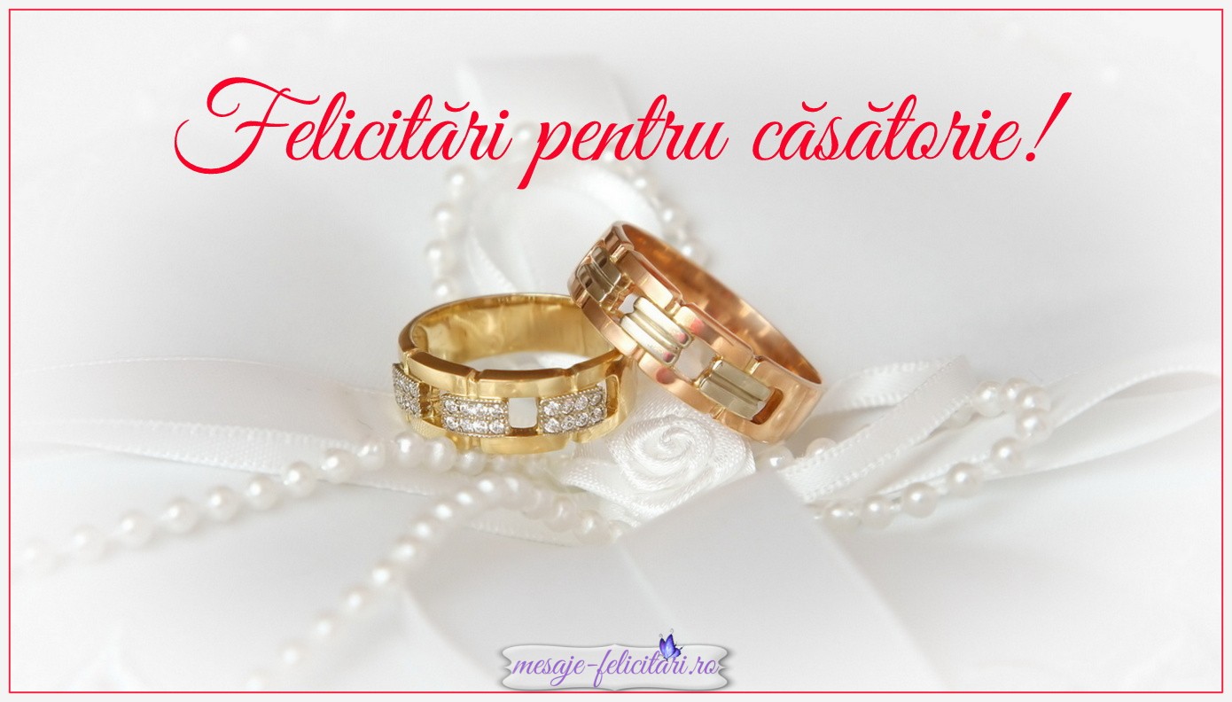 Felicitari pentru casatorie