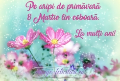 Pe aripi de primavara 8 martie lin coboara