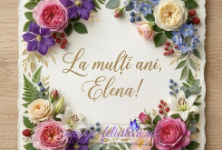 La multi ani, Elena!