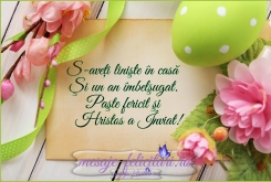 Paște fericit și Hristos a Înviat!